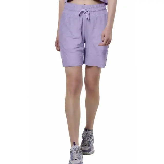 Body Action Women's Beach High Waist Shorts Μωβ 031521-13A (Body Action)