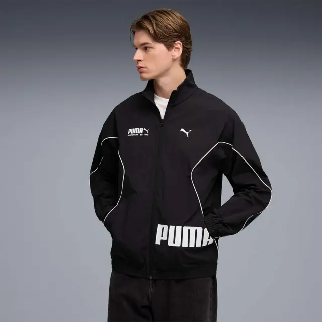 Puma Men's Sport Relaxed Woven Track Jacket Μαύρο 692173-01 (Puma)