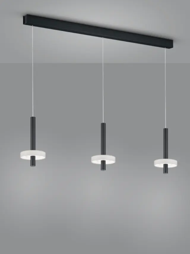 KEA Pendant Luminaire Ματ Μαύρο LED 32W Direct/Indirect