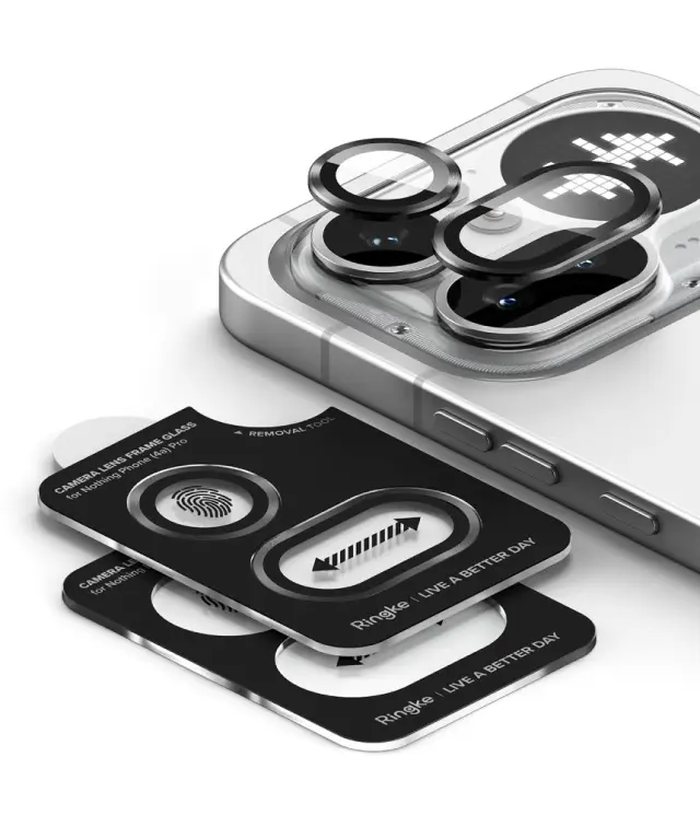 Ringke Camera Frame Protector 2-pack Nothing Phone 4a Pro Black 3