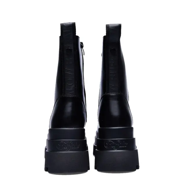 Γυναικεια Αρβυλάκια Buffalo Jupiter Lace Up BN1622609 Μαύρα Μαύρο - 36 3