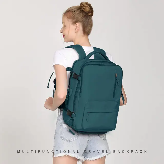 **Viral** Σακίδιο Πλάτης Ταξιδίου 43x30x20 + 5cm Επέκταση Playbags Collection PS2811. Max 32lt - Μπλε 2