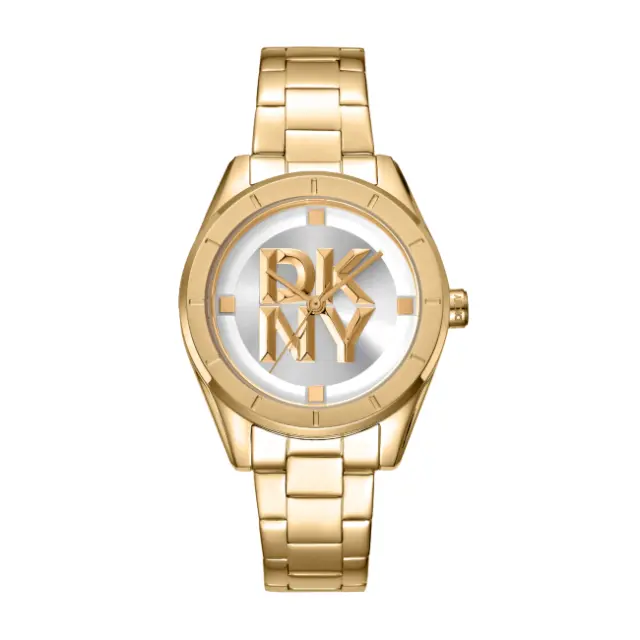 DKNY Chambers Midi, Women's Watch, Gold Stainless Steel Bracelet DK1L016M0065