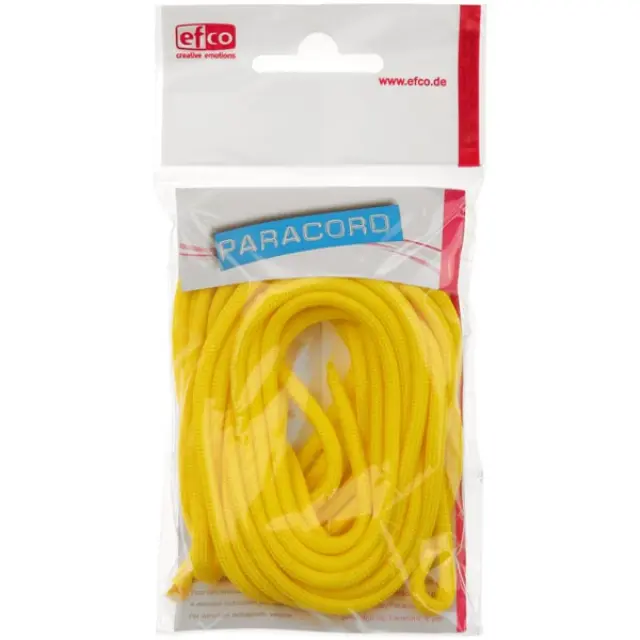 Efco Κορδόνι Paracord Yellow Ø4mm - 4m