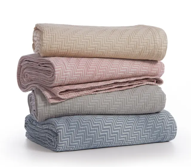 Nef-Nef Homeware Κουβέρτα Υπέρδιπλη Chevie 230x250 Pink 3