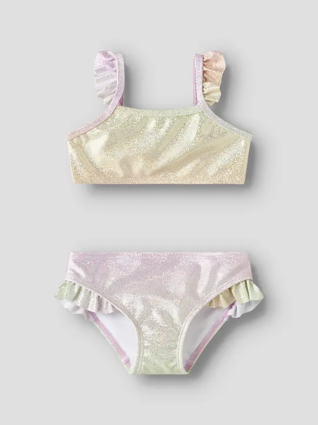 Name It Μαγιό κοριτσίστικο πλεκτό Ροζ NMFZOLA BIKINI - 13253309 3