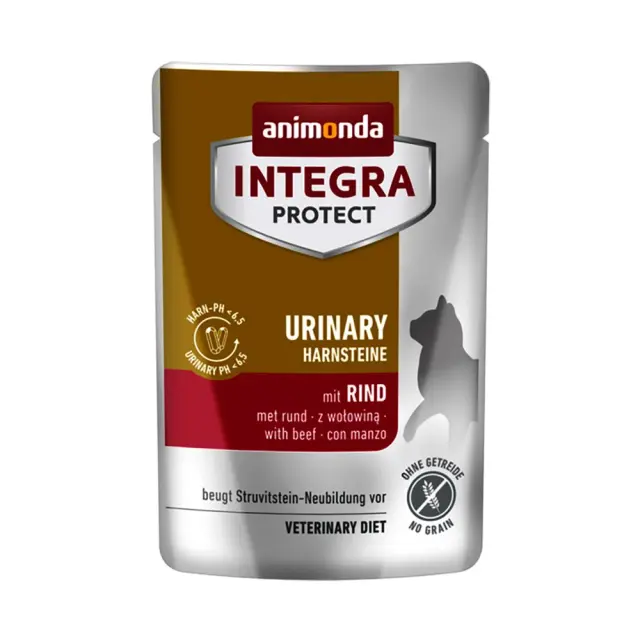 ANIMONDA Integra Protect Urinary Struvite with Beef - Wet Food for Cats - 85g