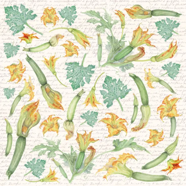 Ριζόχαρτο Napkin 50x50 cm Courgettes