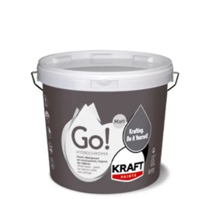 Υδρόχρωμα KRAFT GO! HYDROCHROMA Λευκό 9lt