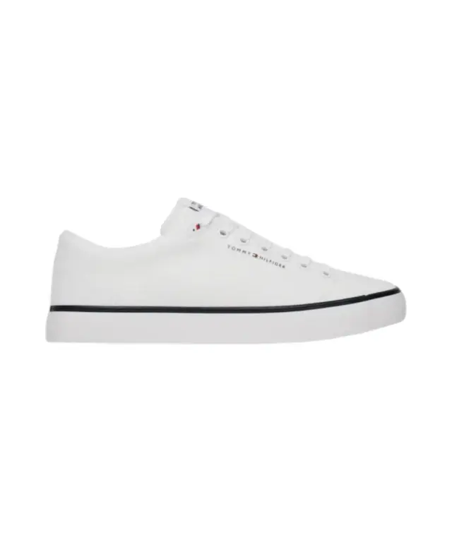 Tommy Hilfiger - Ανδρικά Sneakers Th CHi Vulc Core Low Ii Mesh FM0FM05513-YBS Λευκό