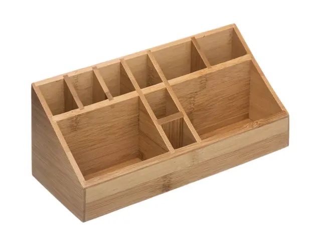 Κουτί Οργάνωσης Make up 5five από Ξύλο Bamboo, 23x9x9.5cm - Απόχρωση Ξύλου 150734