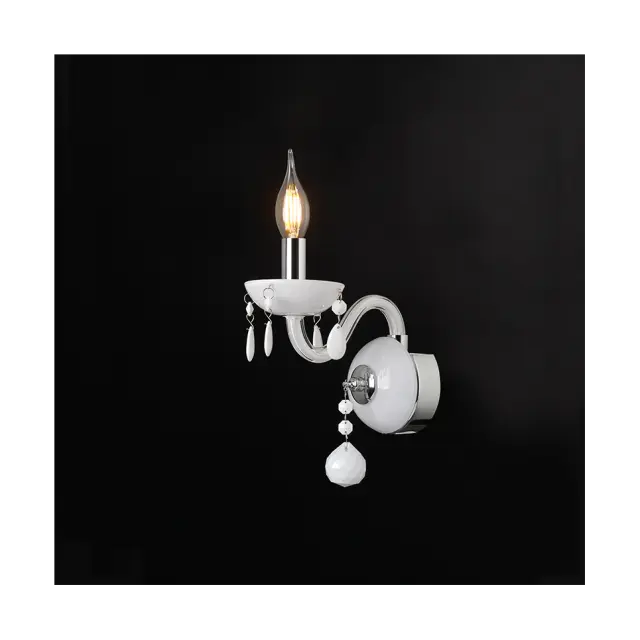 AcaLight Offer NETTO ΦΩΤΙΣΤΙΚΟ ΕΠΙΤΟΙΧΟ ΛΕΥΚΟ ΚΡΥΣΤΑΛΛΙΝΟ ΣΥΜΒΑΤΙΚΟ 1ΧΕ14 IP20 210Χ260mm