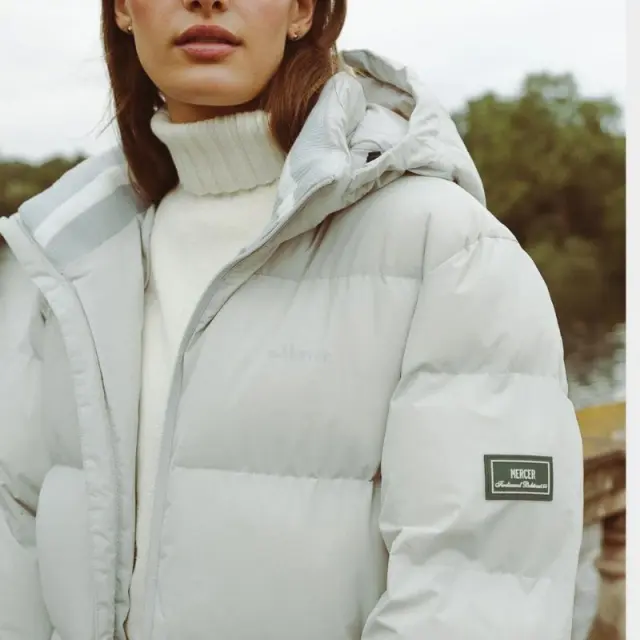 Unisex Puffer Μπουφάν Mercer MEAP243017-900 Γκρι - L 3