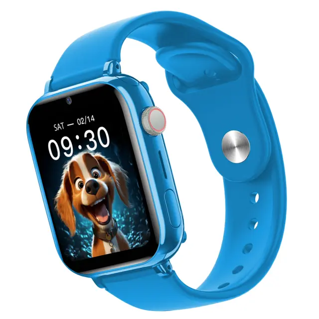 Kids Smartwatch Maxcom FW59 Kiddo 4G GPS IP65 670mAh με 1.85” IPS 20mm Silicon Band και SOS Button Μπλε με Δυνατότητα Κλήσεων 3