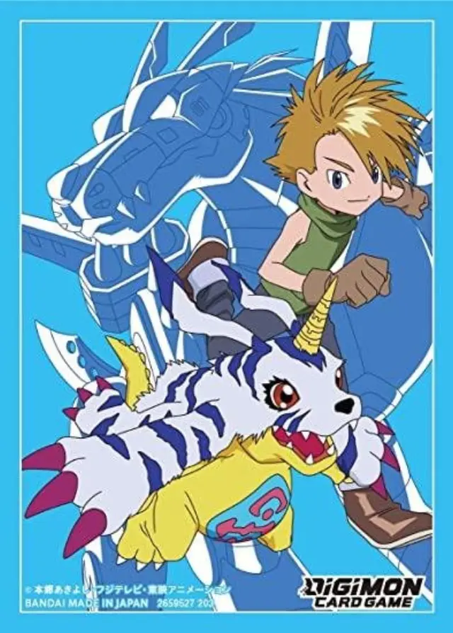 Digimon Card Sleeves Gabumon & Matt 60ct