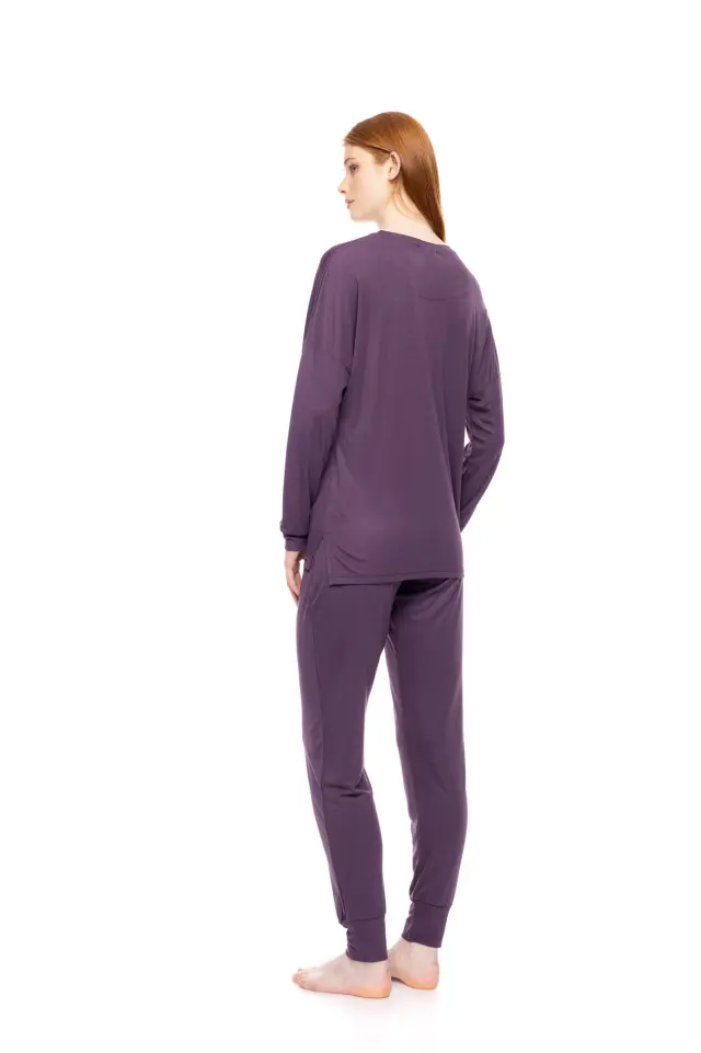 WN-1503 - Raspberry - PYJAMA BAMBOO SOLID 3