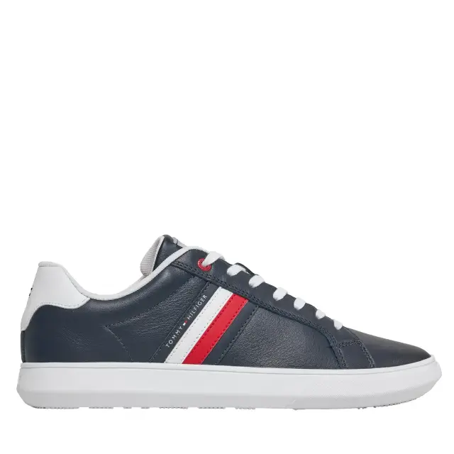 Tommy Hilfiger - Ανδρικά Sneakers Essential Leather Cupsole FM0FM04921-DW5 Μπλε - 40