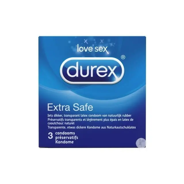 Durex Προφυλακτικά Durex Extra Safe 3τμχ