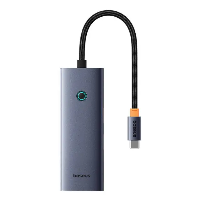 Hub 5in1 Baseus UltraJoy 5-Port (4xUSB 3.0, PD) γκρι