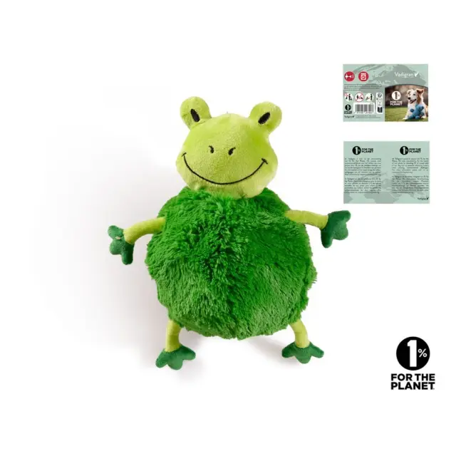 Vadigran Dog Toy Plush Belly Frog Λούτρινο Παιχνίδι 28cm 2