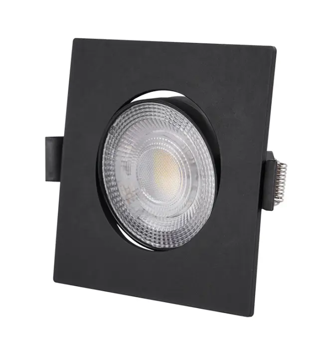 LED ΣΠΟΤ ΨΕΥΔΟΡΟΦΗΣ ΚΙΝΗΤΟ ΤΕΤΡΑΓΩΝΟ 3W/5W/7W CCT 38° MΑΥΡΟ