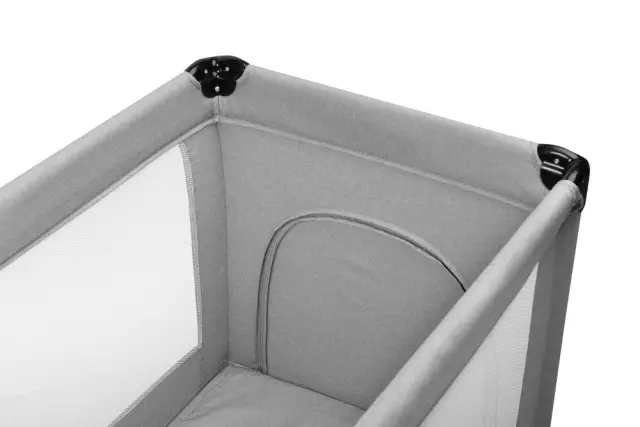 Παρκοκρέβατο 1 Επιπέδου Basic Caretero Grey 3940 3