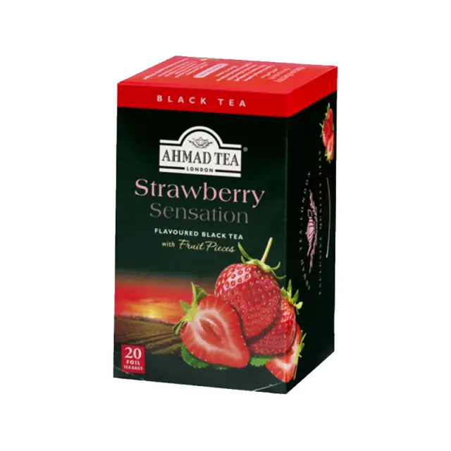 Ahmad Tea Strawberry Sensastion BLACK TEA - 20 φακελάκια