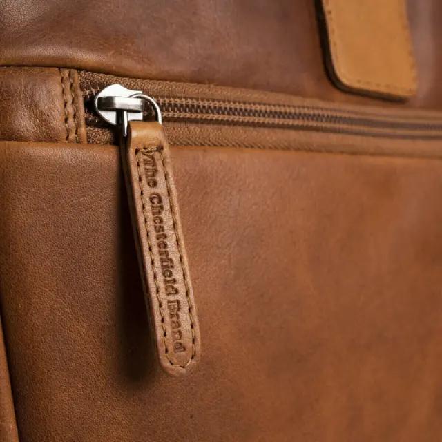 Δερμάτινος Χαρτοφύλακας Chesterfield Seth C40.1010 Ταμπά - ONESIZE 2