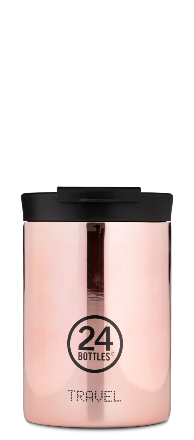 24 Bottles Travel Tumbler 035 L Rose Gold 24B613