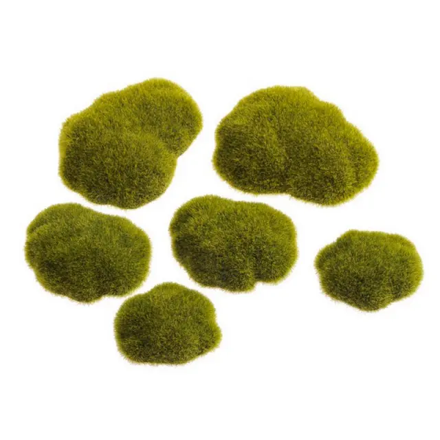 Πέτρες moss για διακόσμηση, 6 τεμ., 8cm