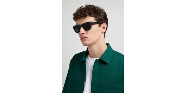 Polaroid Unisex Γυαλιά Ηλίου με Μαύρο Σκελετό και Μαύρο Φακό PLD6252/S/X 807/UC 2