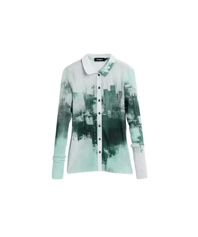 Desigual - Γυναικείο Πουκάμισο Roterdam 26SWTK23-2052 Πράσινο - S
