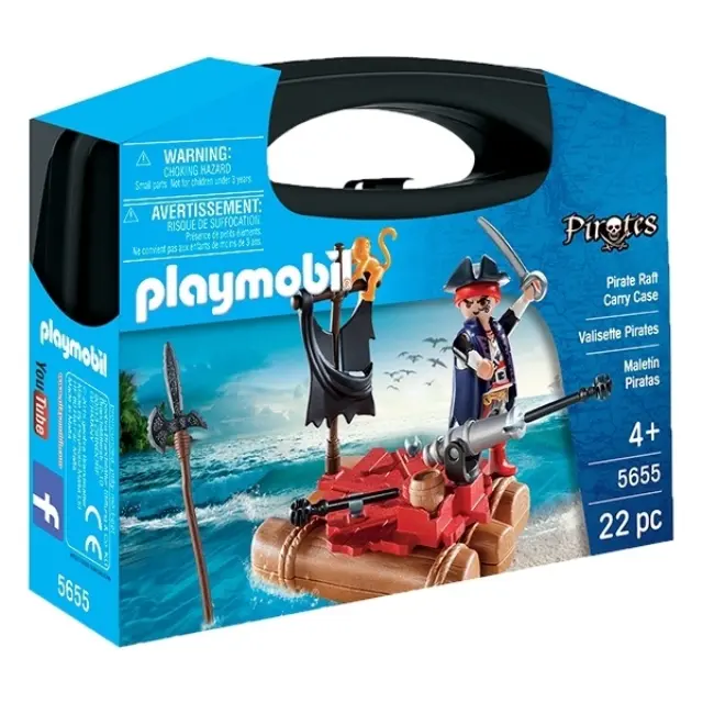 Playmobil Βαλιτσάκι Πειρατής Σχεδία για 4-10 ετών (5655)