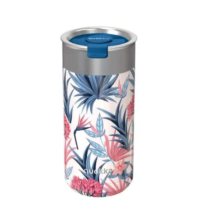 Κούπα Θερμός ανοξείδωτη Quokka Thermal SS Coffee Tumbler Boost Blue Garden 400ml 41370