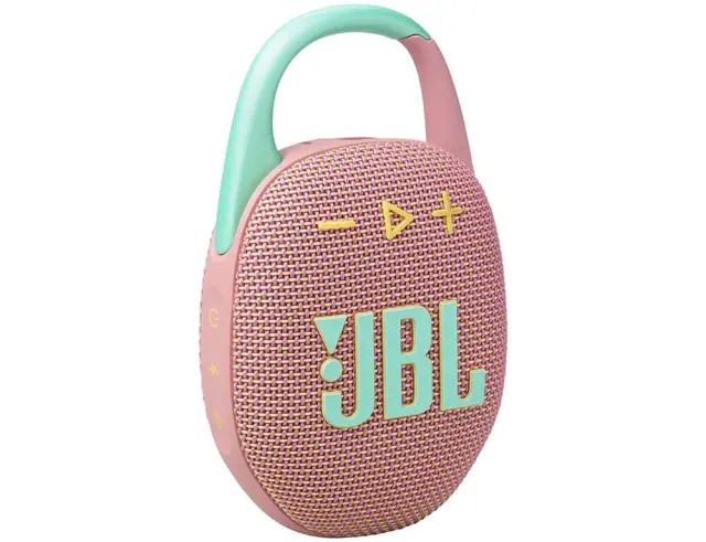 Φορητό Ηχείο JBL Clip 5 (JBLCLIP5PINK) Αδιάβροχο - Ισχύς 7W RMS - Bluetooth - Auracast™ - PinkJBLCLIP5PINK