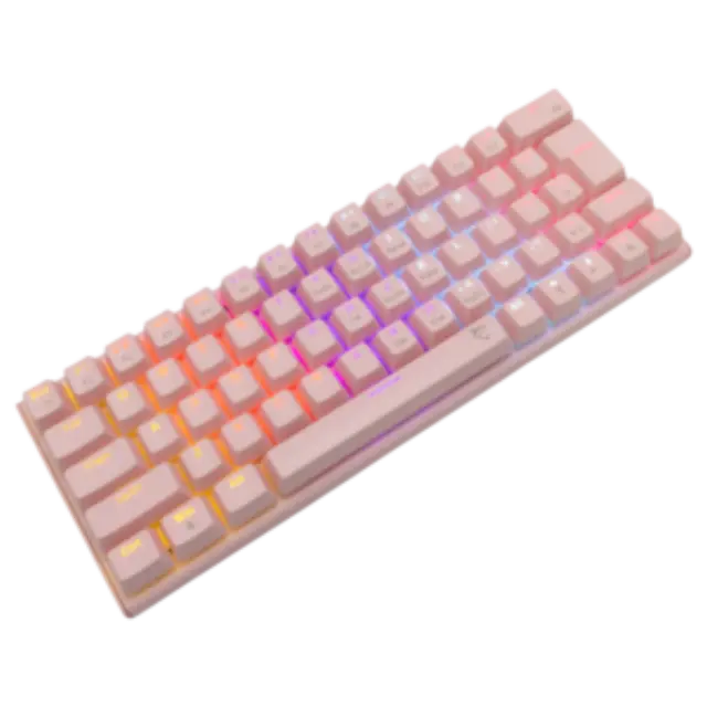 WHITE SHARK MECHANICAL KEYBOARD 60% US BLUE SWITCH WAKIZASHI (GK002421)PINK Ροζ (Αντιγραφή) 2