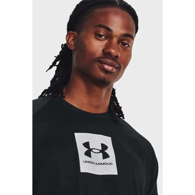 Under Armour Tech Part T-Shirt (1380785-001) - Μαύρο 2