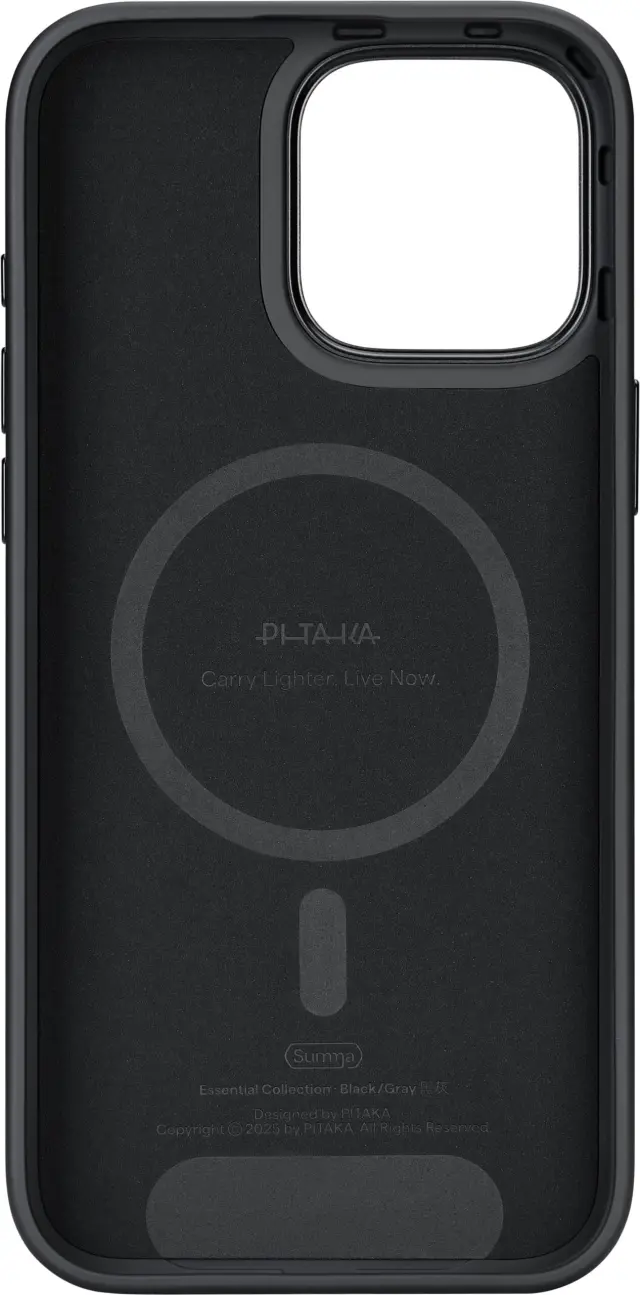 Pitaka Summa Case, Black/Grey - iPhone 16 Pro Max 3