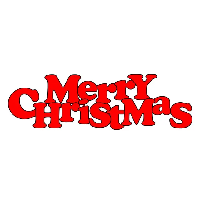 FMM Κόφτης Επιγραφής - Merry Christmas - 2