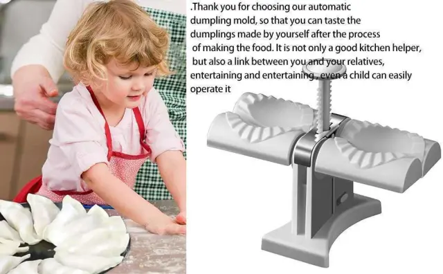 Χειροκίνητος παρασκευαστής ζυμαρικών - Dumpling maker 3