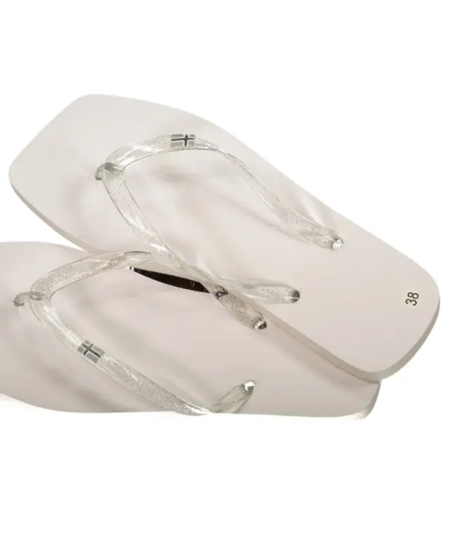 Norway Nautical School – Γυναικείες Σαγιονάρες Flip-Flops 861024-WHITE Λευκό 3