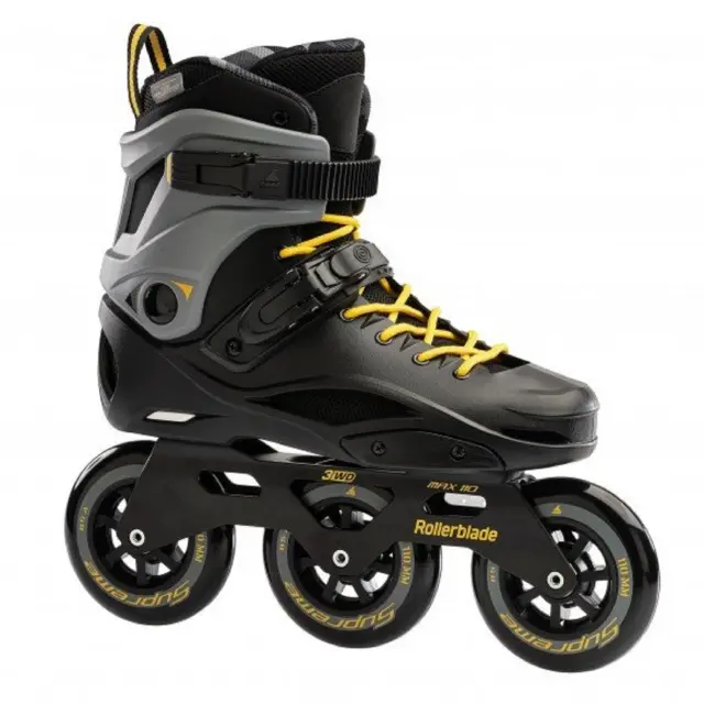 ROLLERBLADE RB 110 Inline Skates Black/Saffron Yellow Μαύρο-Κίτρινο 2