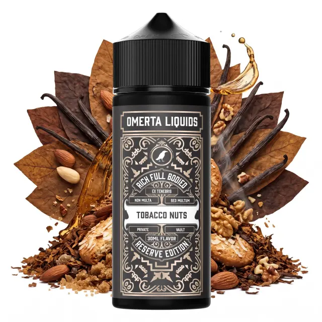 Omerta Ex Tenebris Tobacco Nuts Reserve 30ml/120ml