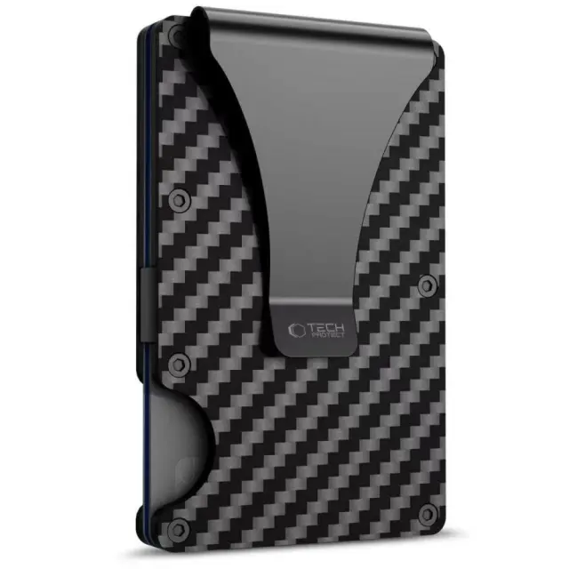 Tech-Protect® Thorn RFID Πορτοφόλι για Κάρτες- Carbon Black