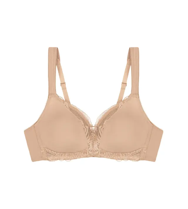 Triumph Σουτιέν Χωρίς Μπανέλα Modern Lace+Cotton N Μπεζ 2