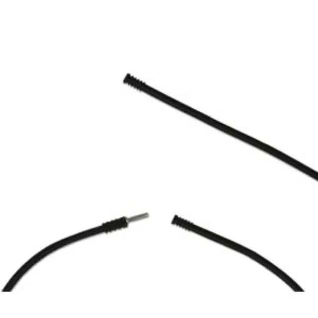Λαστιχένιο Κολιέ Surfer Look - Black Ø3mm - 45.7cm - 1τεμ