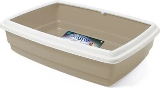 Georplast Jumbo Ανοιχτή Τουαλέτα Γάτας με Αποσπώμενο Καπάκι (54x40x14cm) 14x53x38cm Μονόχρωμο