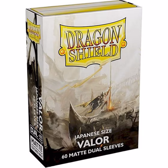 Dragon Shield Japanese size Matte Dual Sleeves - Valor (60 Sleeves)