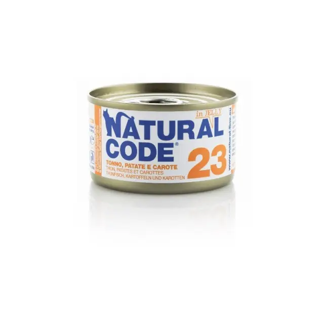 Natural Code 23 Κονσέρβα με Τόνο, Πατάτα & Καρότο 85gr Μονόχρωμο