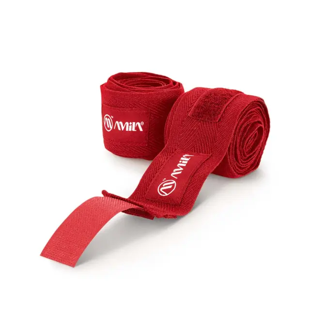 Amila Adult 3m Boxing HandWrap Bandage Κόκκινο 32001 (Amila) - One Size